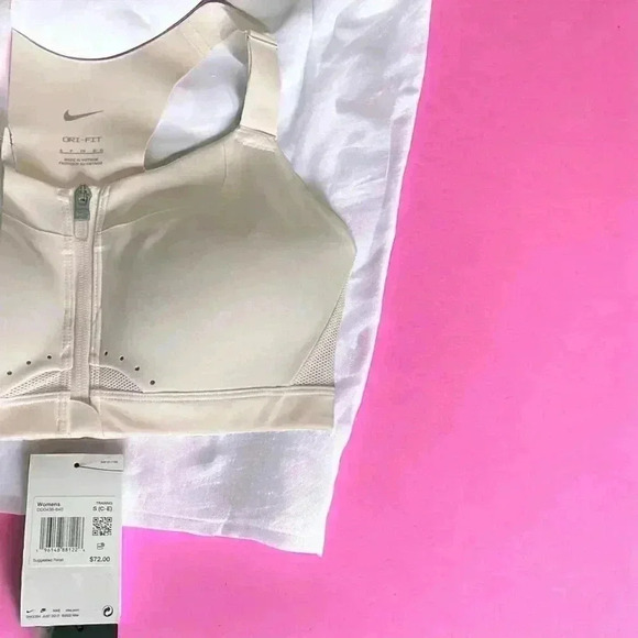 Nike Women's Dri-FIT Alpha High-Support Padded Zip-Front Sports Bra NEW W Tags - Picture 4 of 8